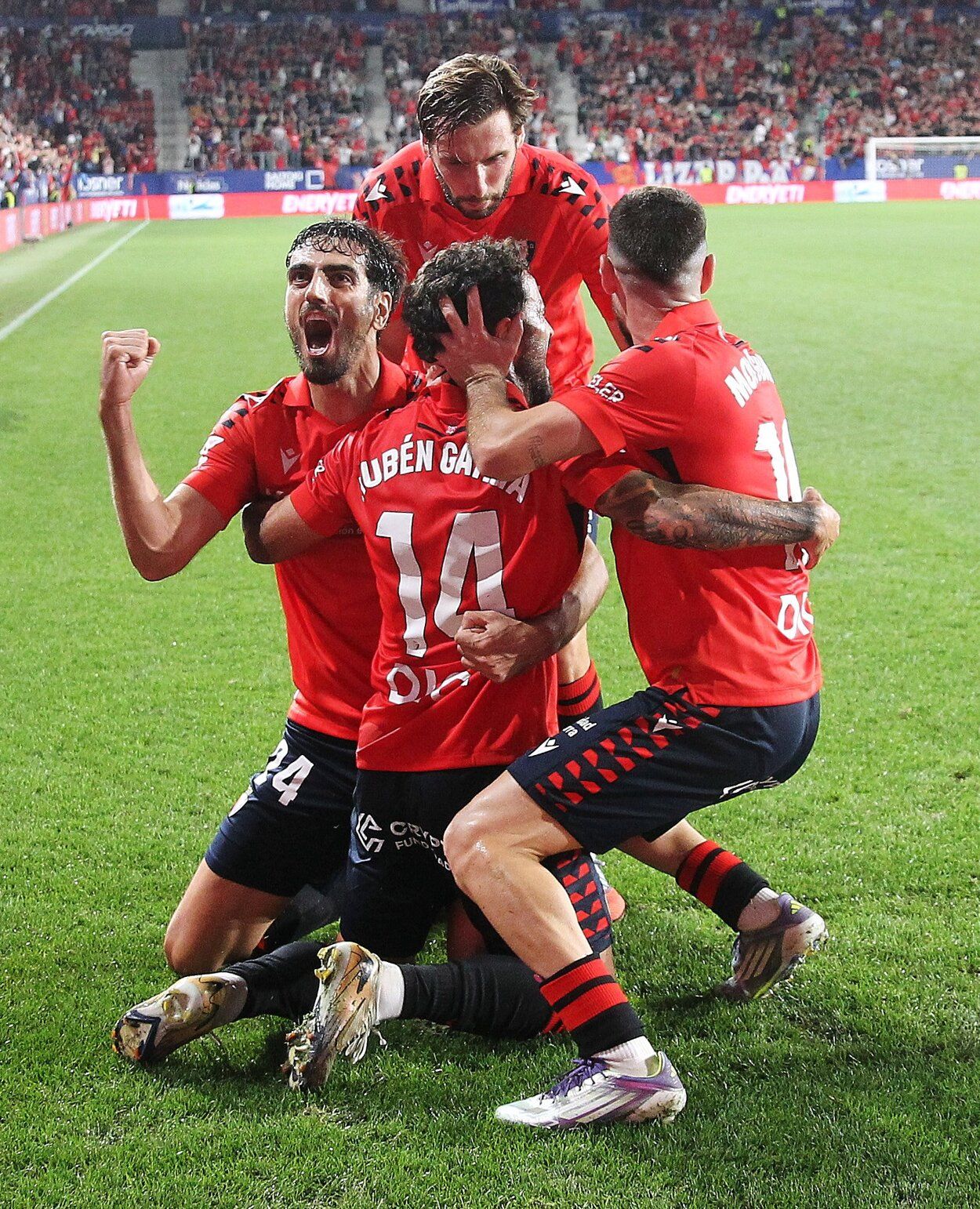 Fotos del Osasuna-Getafe en El Sadar
