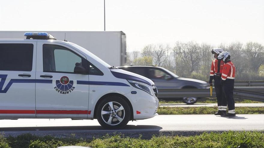 Dos vacas abatidas tras provocar un accidente a la altura de Donostia