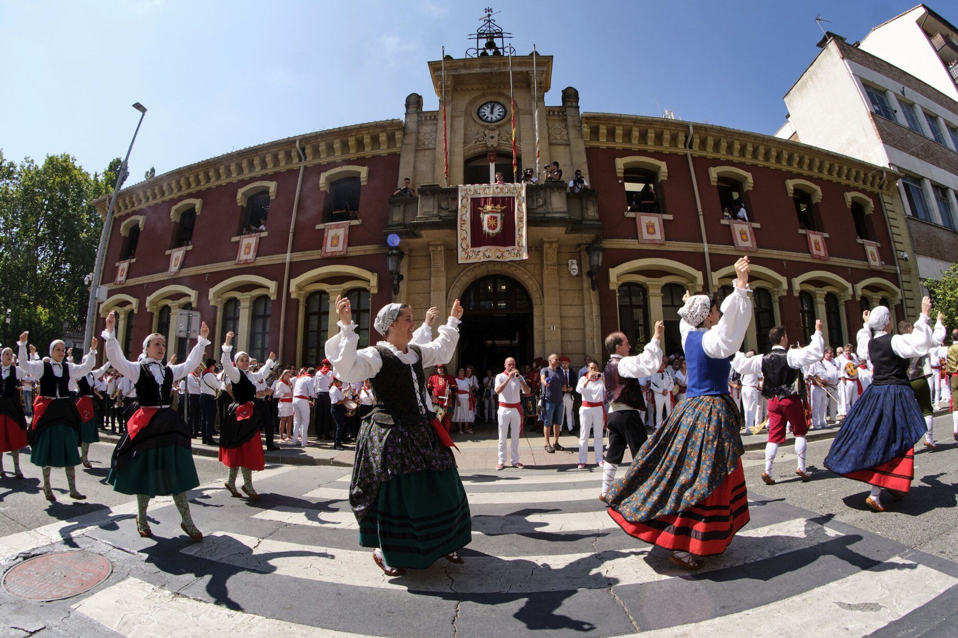 Fotos del inicio de las fiestas de Estella-Lizarra