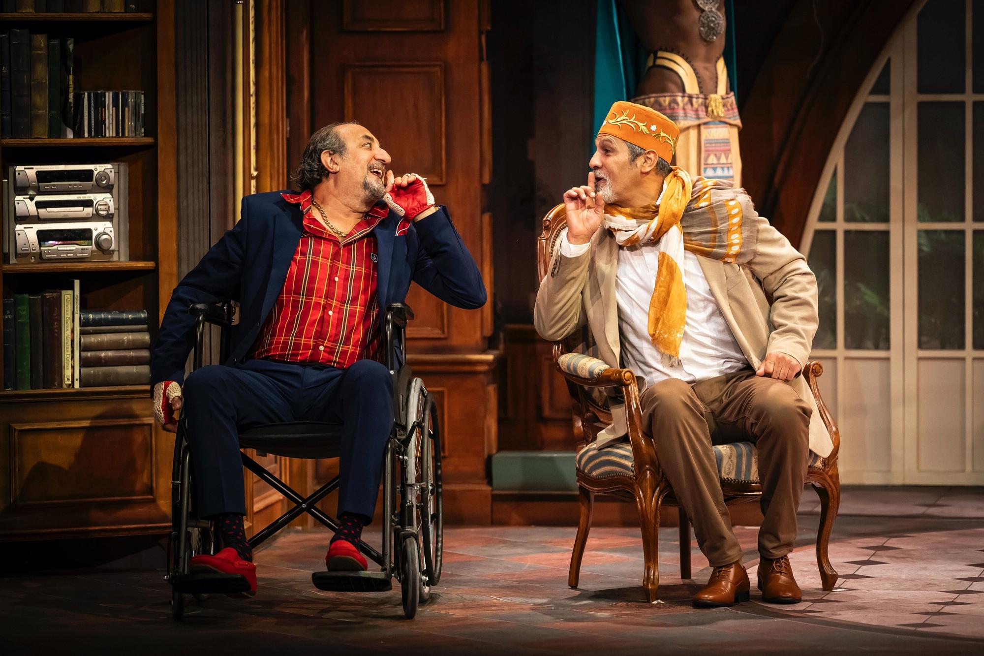 Jesús Cabrero y Juanjo Cucalón, dos de los protagonistas, en escena.