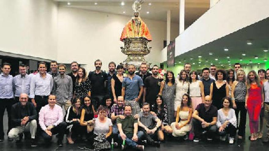 Ambiente presanferminero en la  gala de Navarra Televisión
