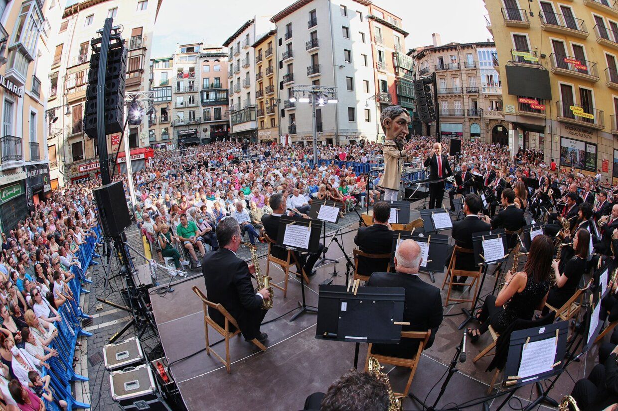 Concierto presanferminero de la Banda la Pamplonesa