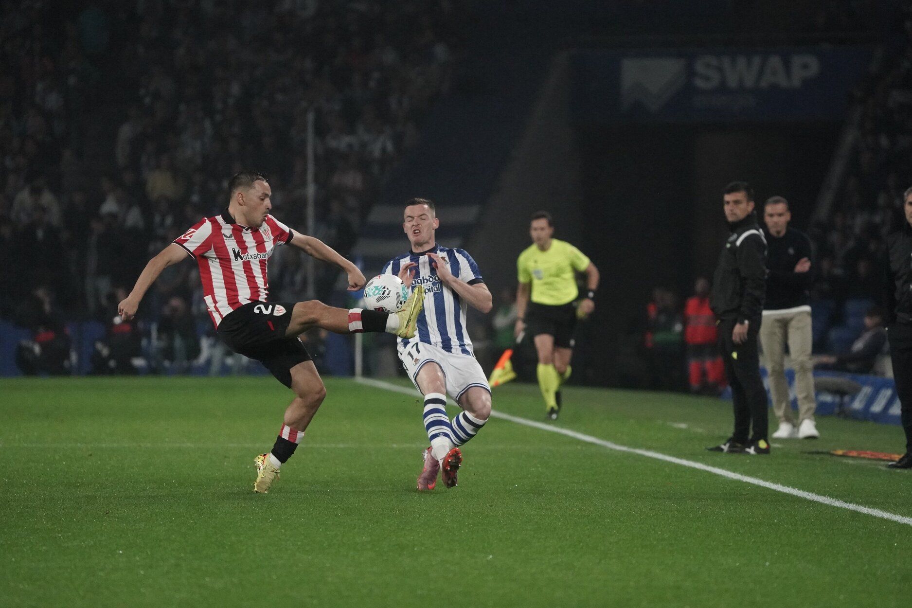 Las mejores imágenes del partido entre la Real y el Athletic