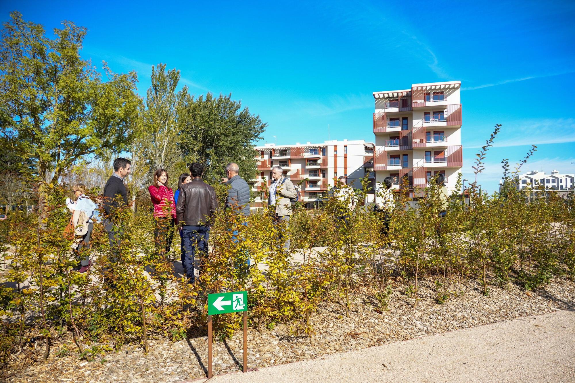 En imágenes: Inauguración del nuevo laberinto vegetal de Olarizu