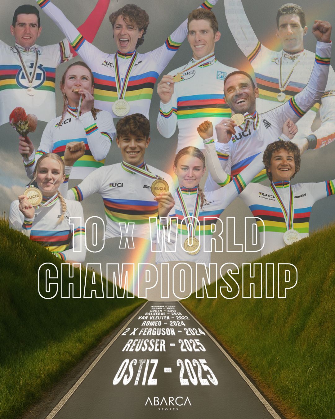 Álbum de fotos de Paula Ortiz campeona del mundo de ciclismo júnior
