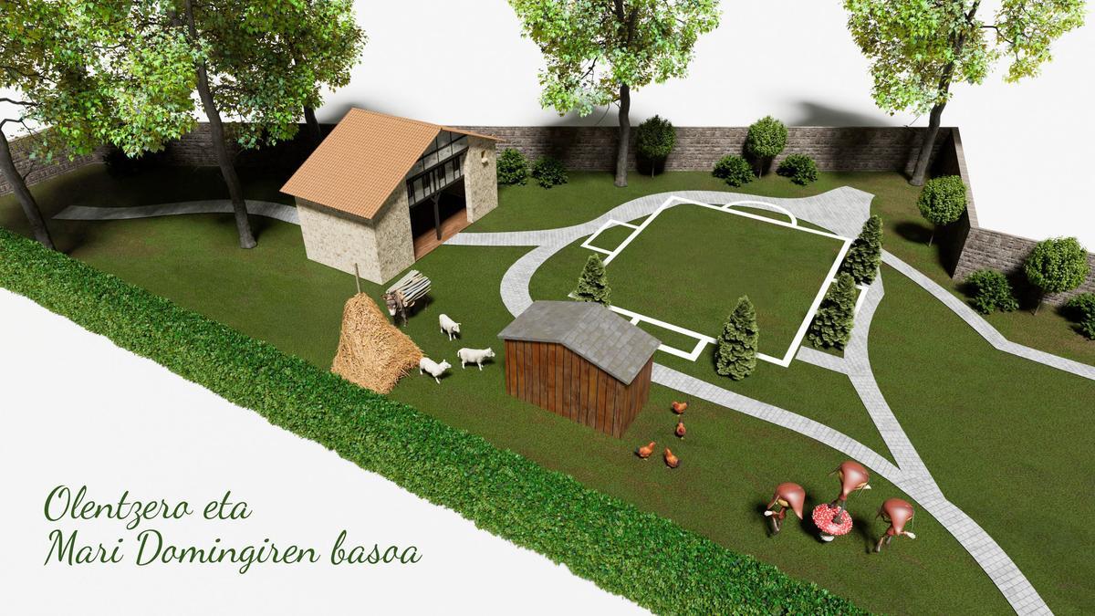 Animación enclavada en el Palacio de Zulueta