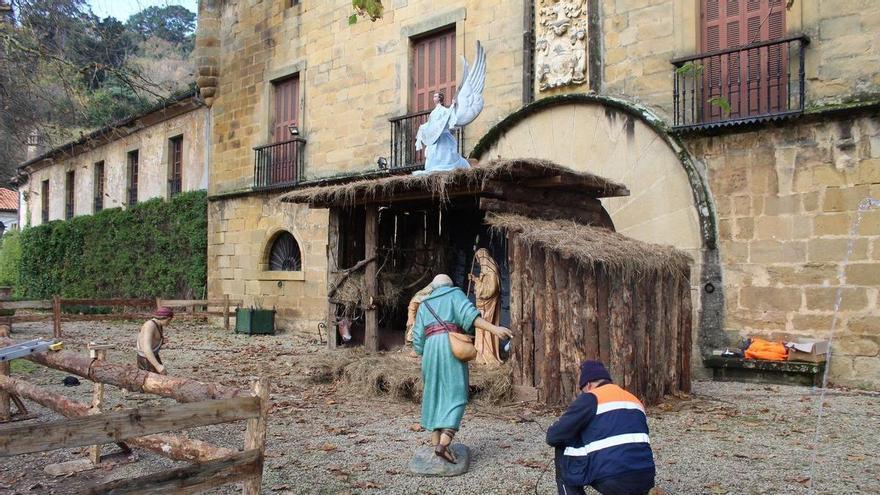 El belén de Navidad de Narros se abrirá mañana en Zarautz