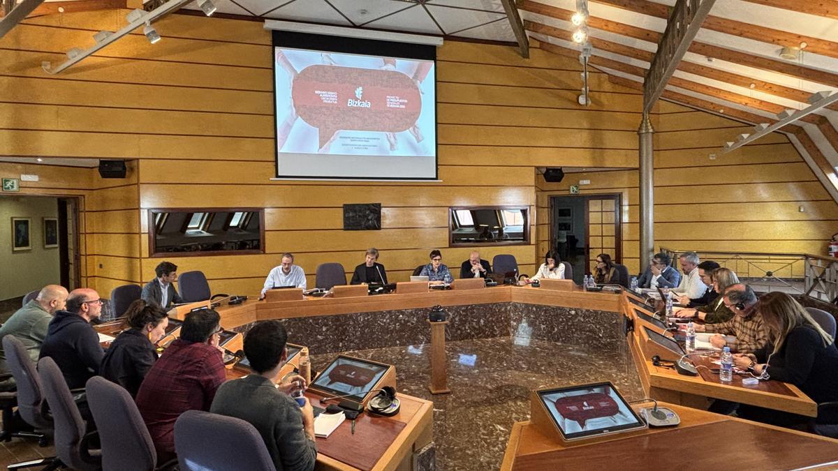 La diputada foral Arantza Atutxa ha presentado este lunes el presupuesto de su departamento en las Juntas Generales