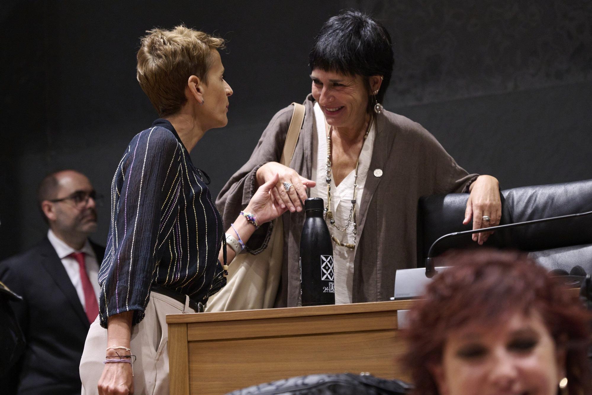 Fotos del pleno del Parlamento de Navarra (primero del curso 2025-26)