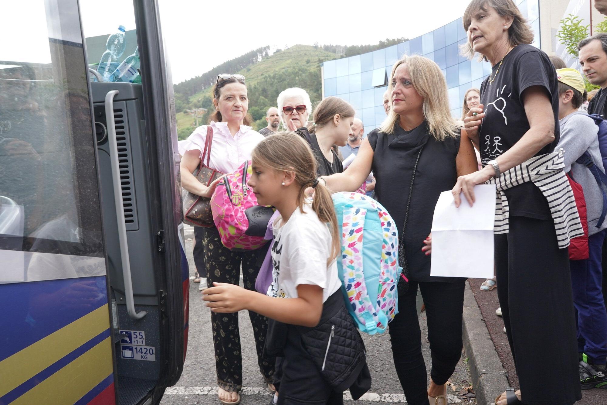 En imágenes: El regreso a Ucrania tras un verano maravilloso en Euskadi