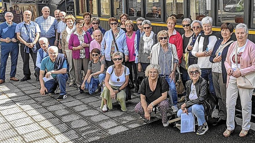 Iaz Azpeitiako Trenbidearen Euskal Museoa bisitatu zuten.