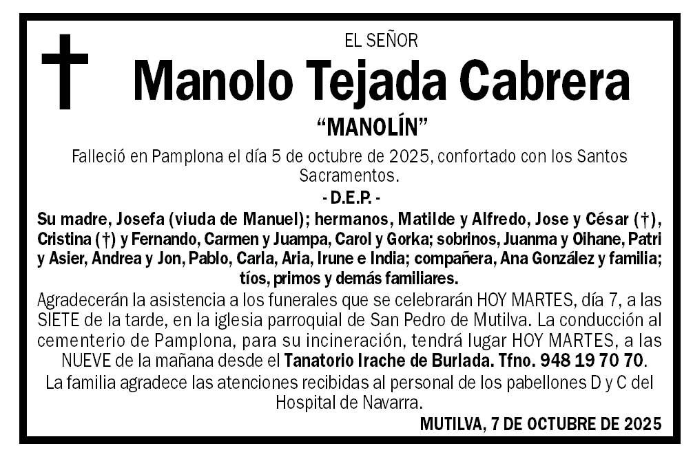 Manolo Tejada Cabrera
