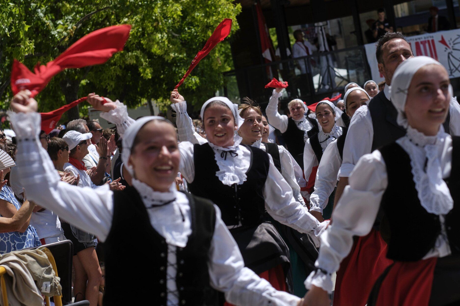 Fotos del inicio de las fiestas de Estella-Lizarra