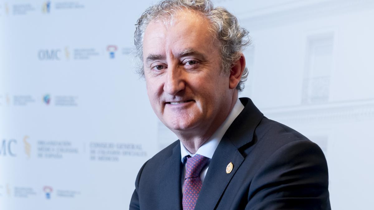 Tomás Cobo, presidente de la Organización Médica Colegial de España (OMC)