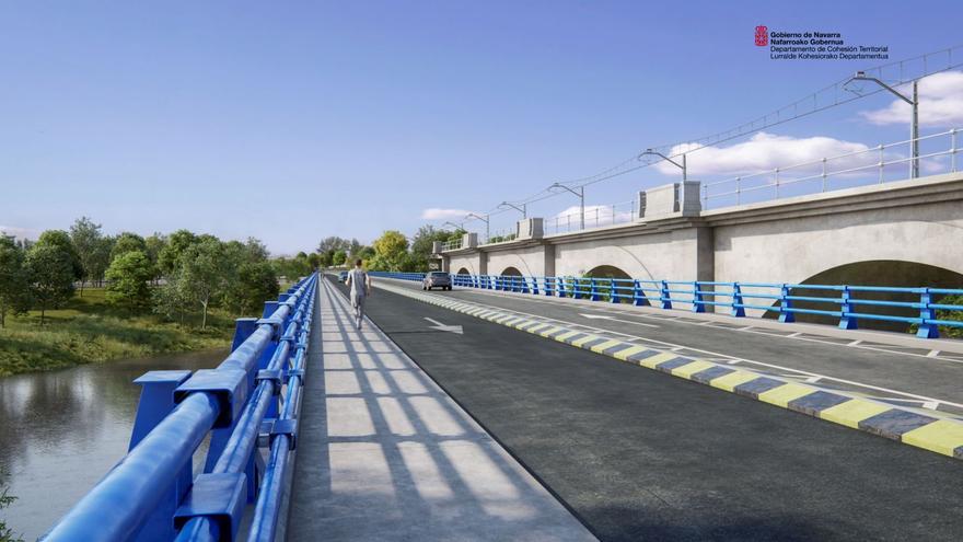 El puente centenario de Marcilla se prepara para una nueva vida sin perder su valor histórico