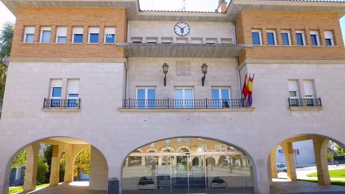 VIsta del Ayuntamiento de Orkoien.