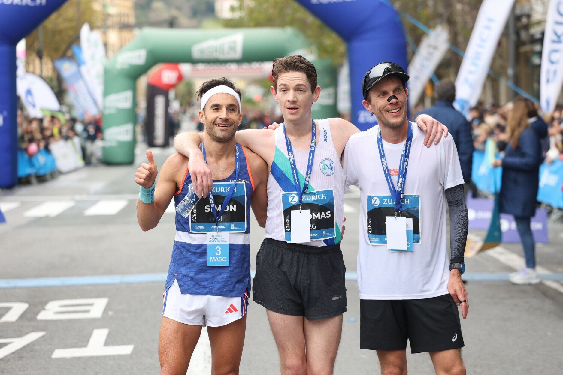 La 46 edición de la Maratón de San Sebastián, en imágenes