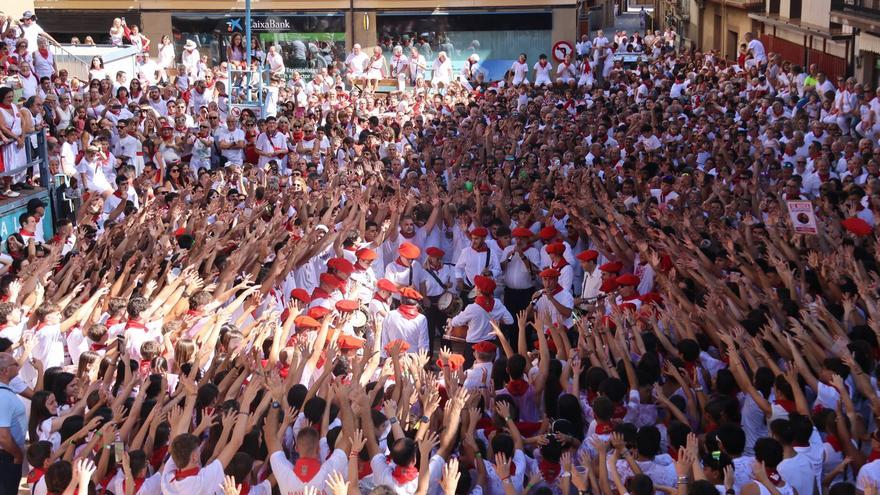 Fiestas de Cascante: cohete y homenaje a El Lechuguero