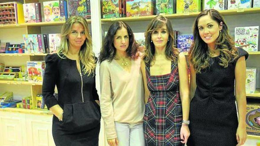 Sonia de Jorge, Carolina Herrera, Carmele Arostegi y Ana Lur Llorente.