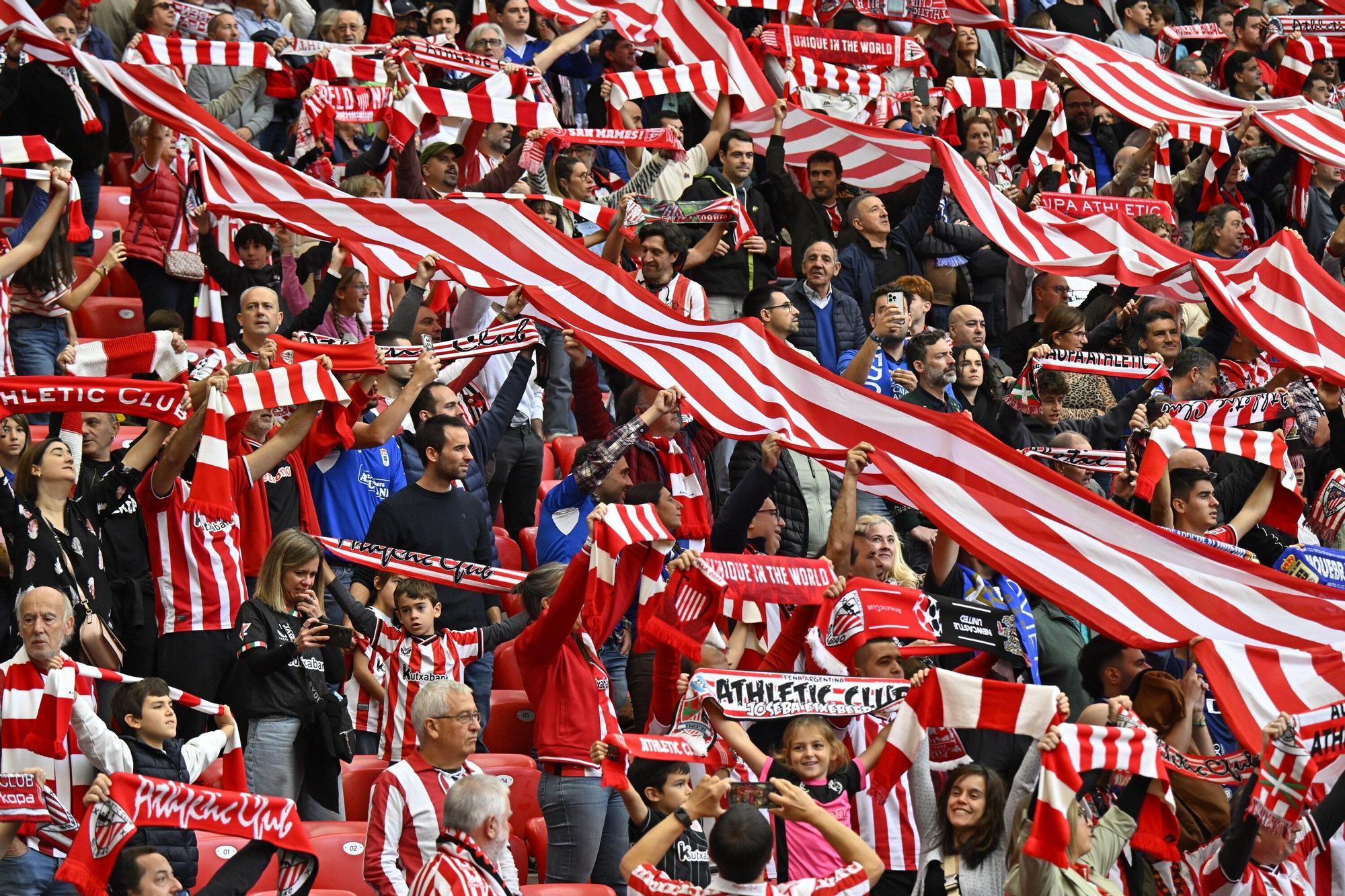 En imágenes: ¿Has estado en San Mamés viendo el Athletic-Real Oviedo? Búscate en nuestra galería