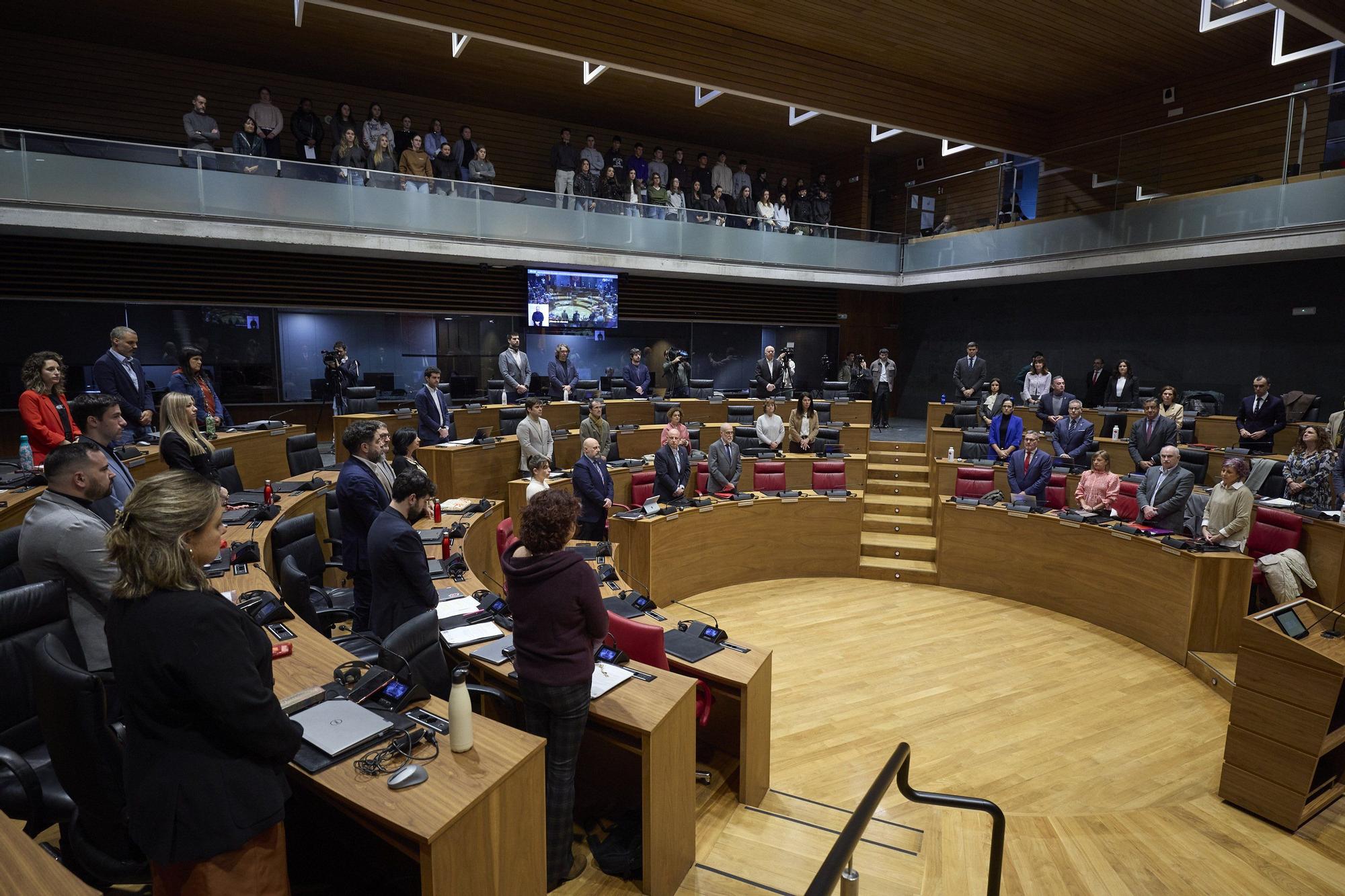 Fotos del pleno del Parlamento de Navarra (20 de noviembre de 2025)
