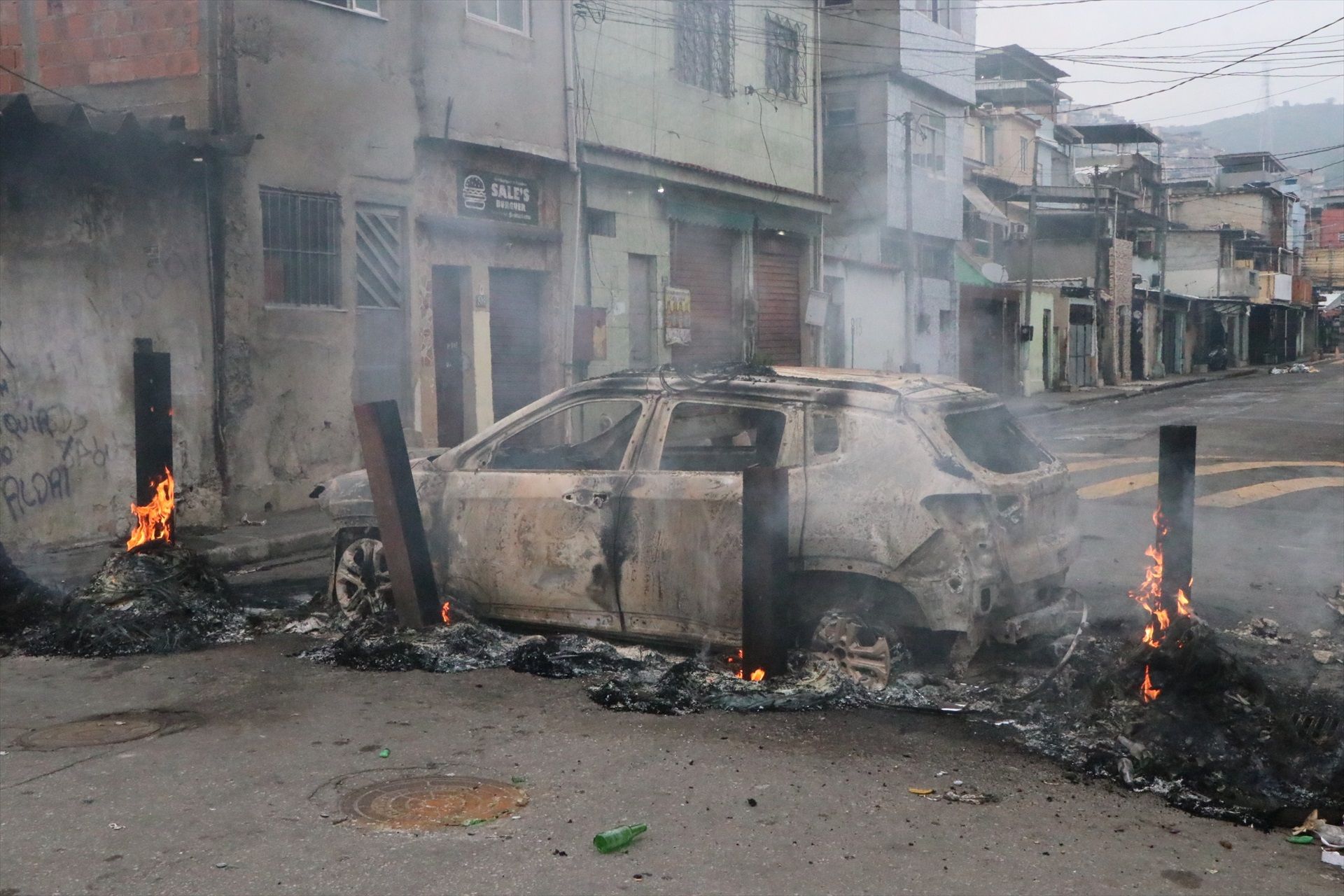 En imágenes: letal operación policial contra el narcotráfico en Brasil