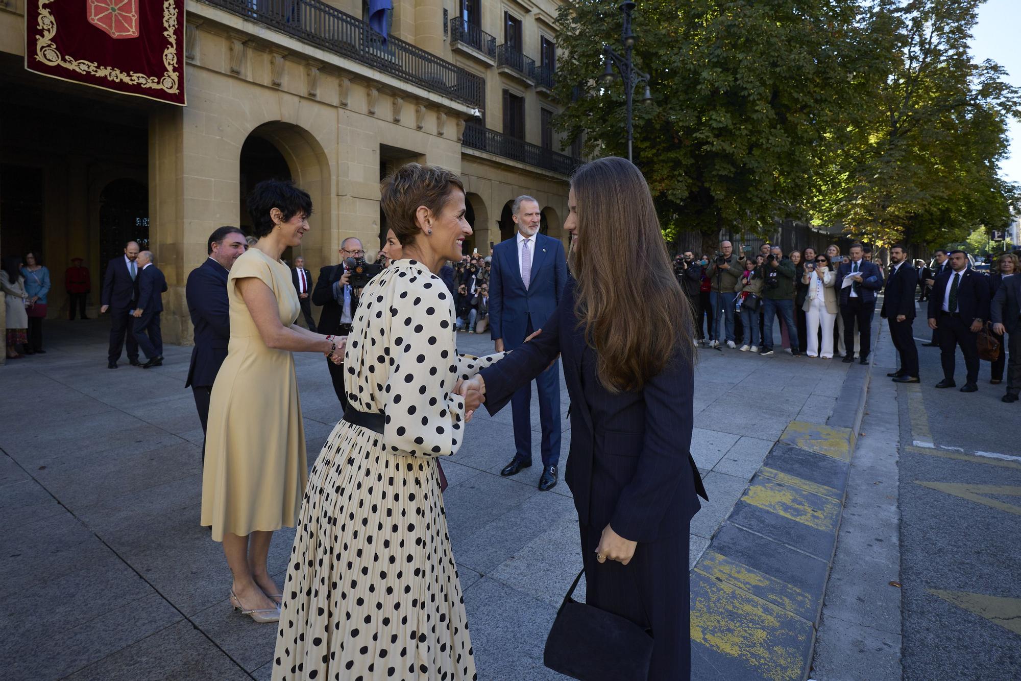 Visita de Felipe de Borbón, Leonor y Letizia a Navarra (viernes 26 de septiembre de 2025)