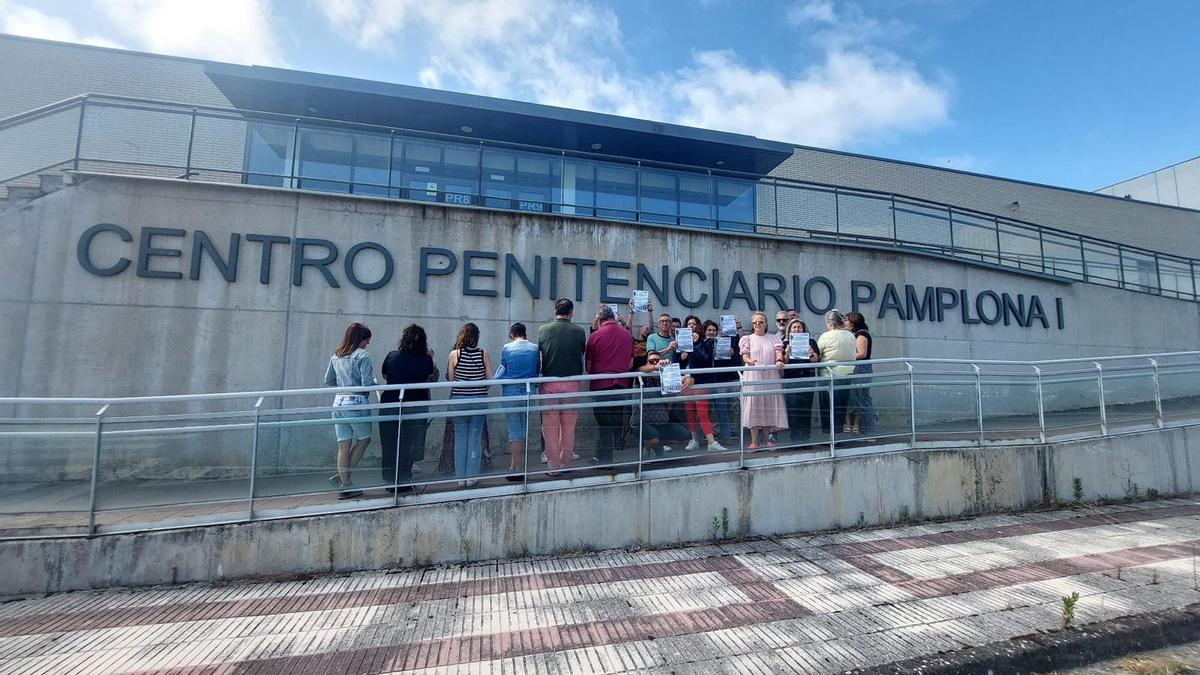 Manifestación frente al centro penitenciario.