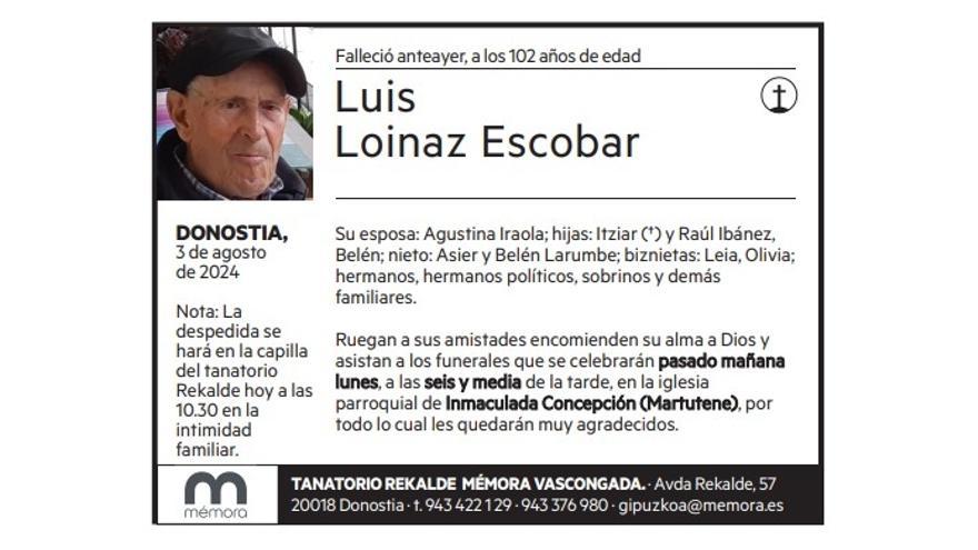LUIS LOINAZ ESCOBAR