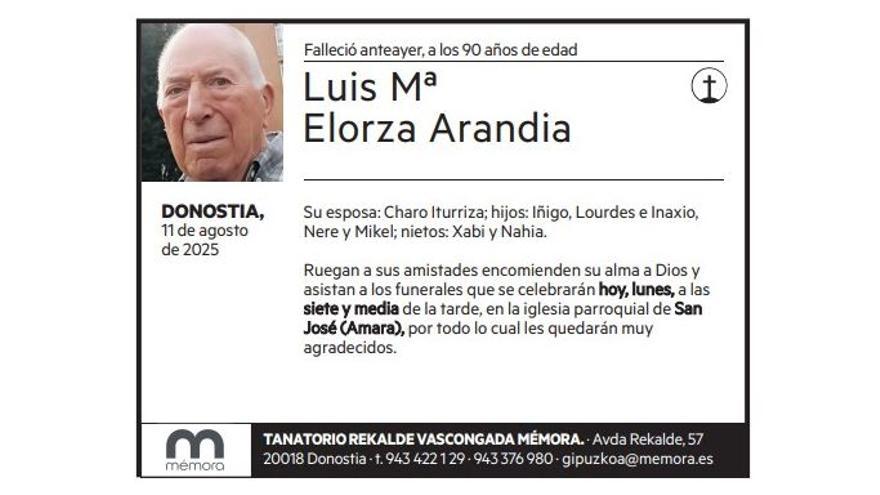 Luis Mª Elorza Arandia