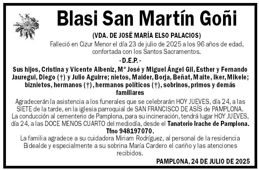 Blasi San Martín Goñi
