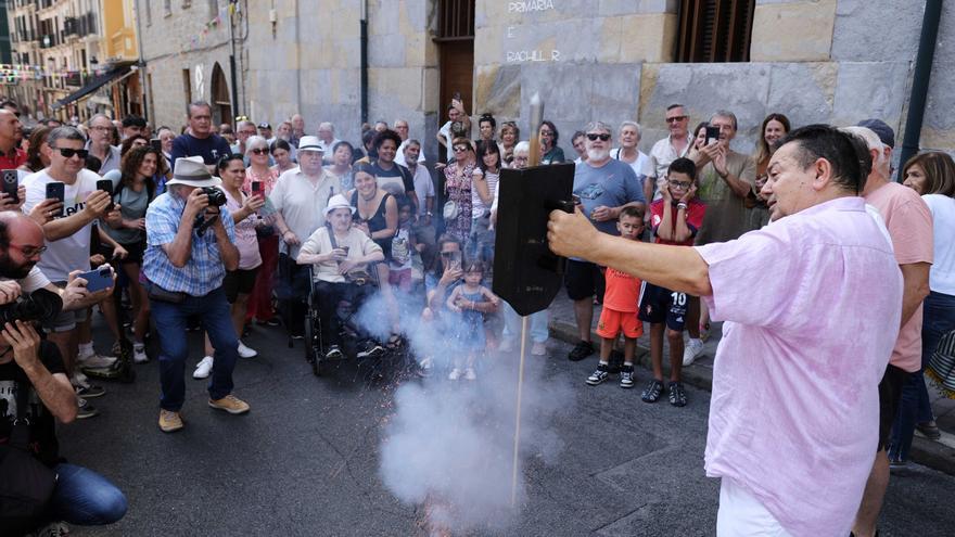 Fotos del inicio de las fiestas de Santo Domingo en Pamplona