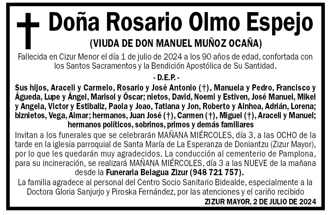 Rosario Olmo Espejo
