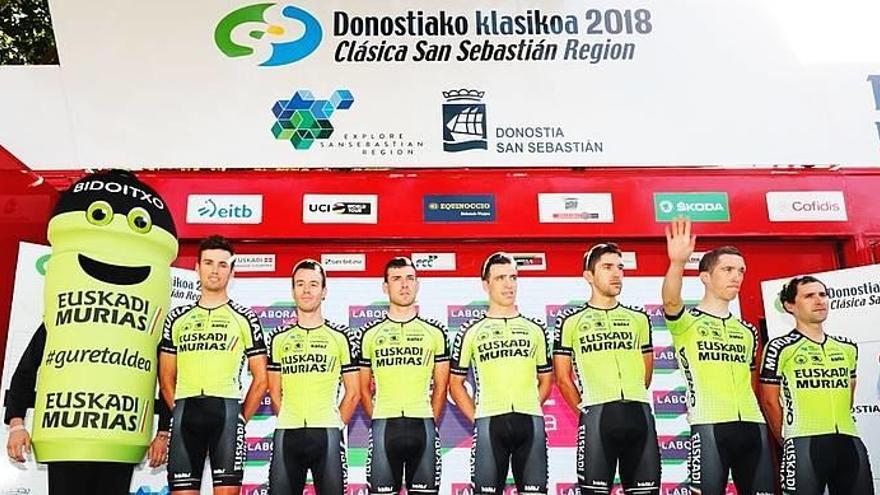 El Euskadi-Murias ha avanzado para 2019 una plantilla de 20 corredores, de los que 15 continúan de este año en el equipo vasco y 5 son nuevas incorporaciones