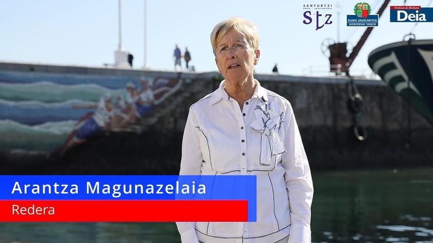 Arantza, la última redera de Santurtzi