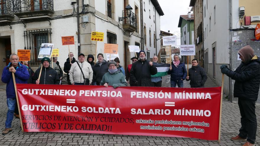 El Movimiento de pensionistas de Sakana cumple ocho años de lucha en la calle