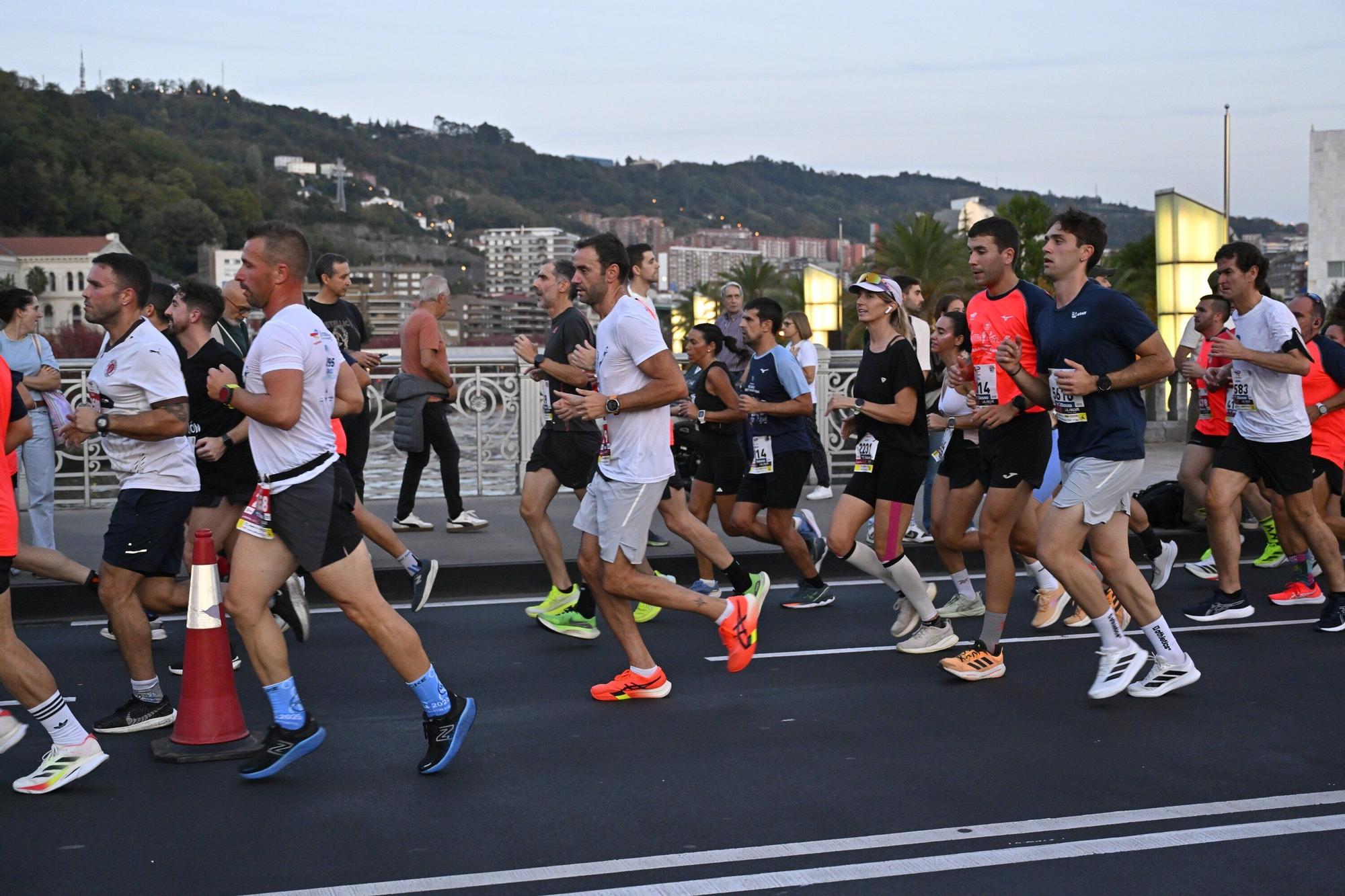 El Bilbao Night Marathon, en imágenes