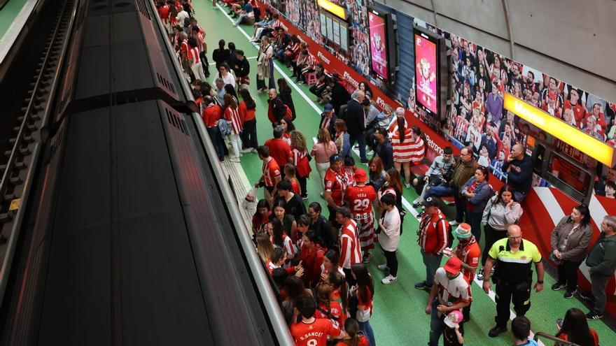 Metro Bilbao bate récord de viajeros con la gabarra superando al Santo Tomás de 2018