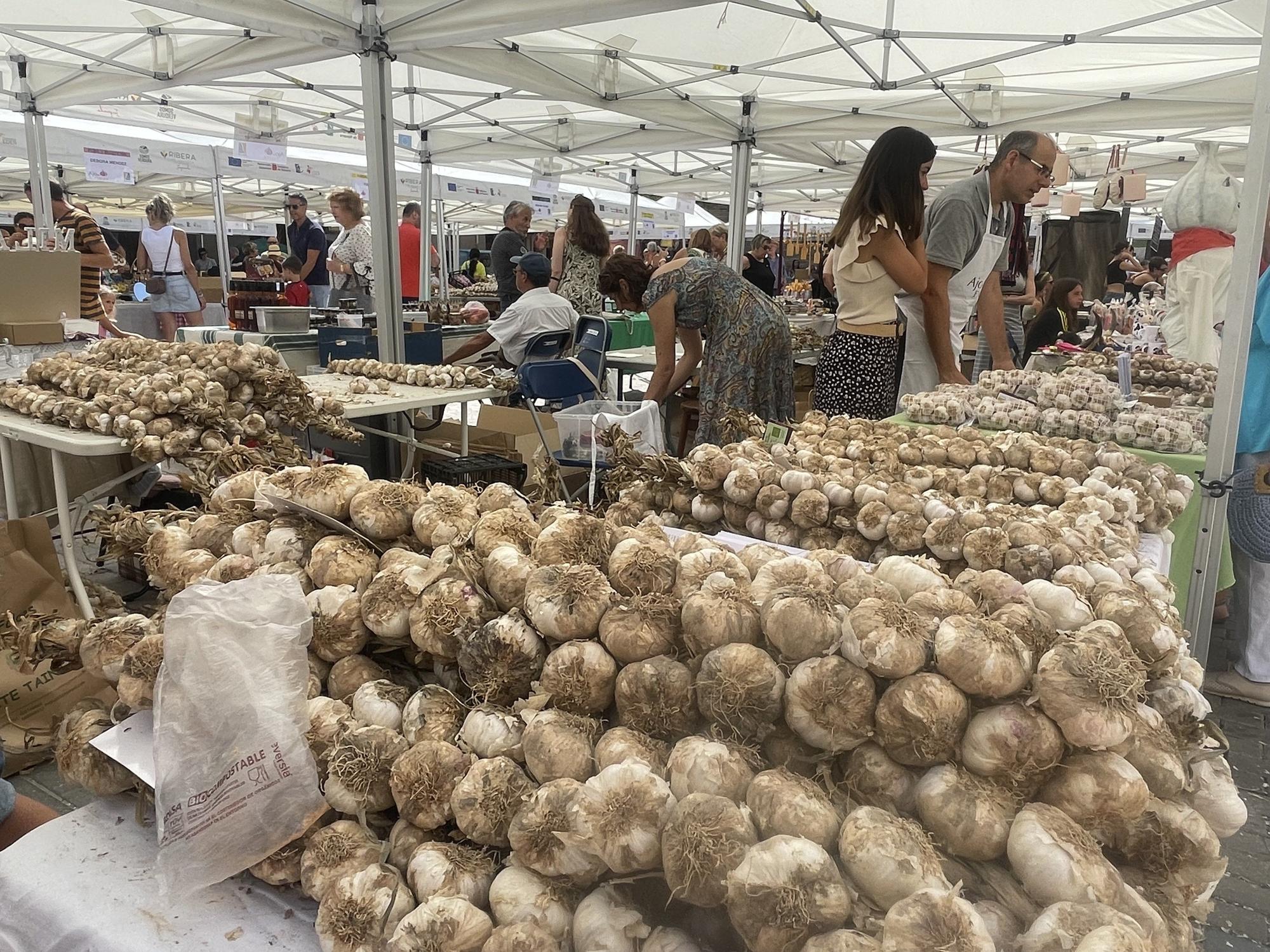 Falces celebra el XII Día del Ajo