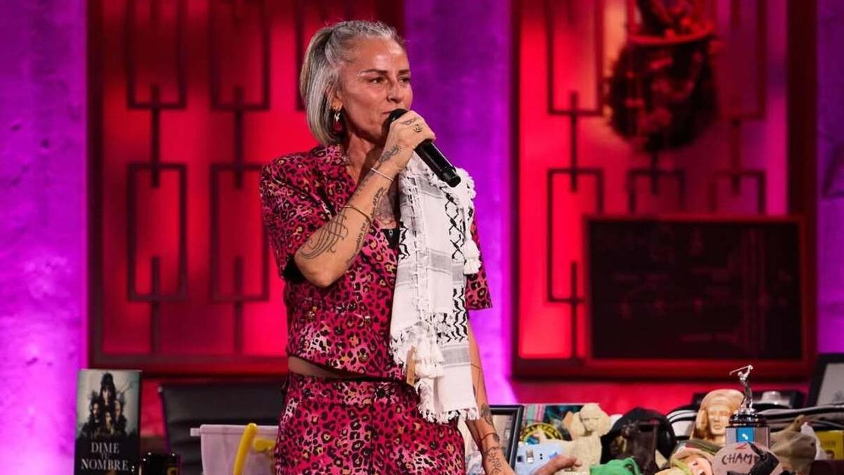 La Mari, de &#039;Chambao&#039;, ayer en &#039;La Revuelta&#039;