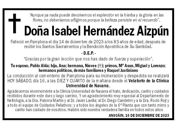 Isabel Hernández Aizpún