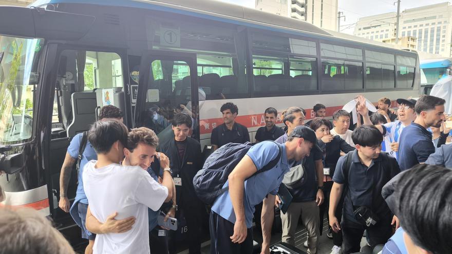[Fotos] Take Kubo se suma a la expedición de la Real Sociedad en Japón