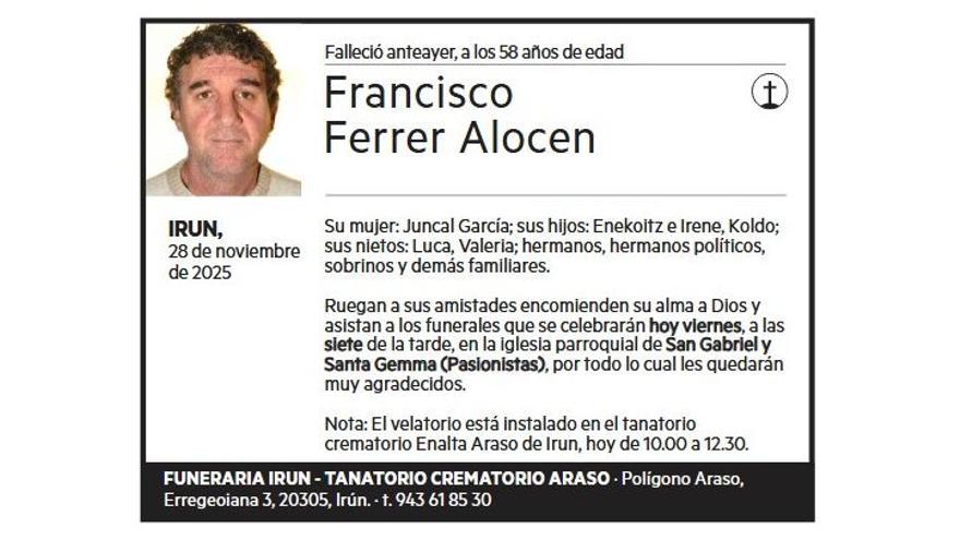 FRANCISCO FERRER ALOCEN