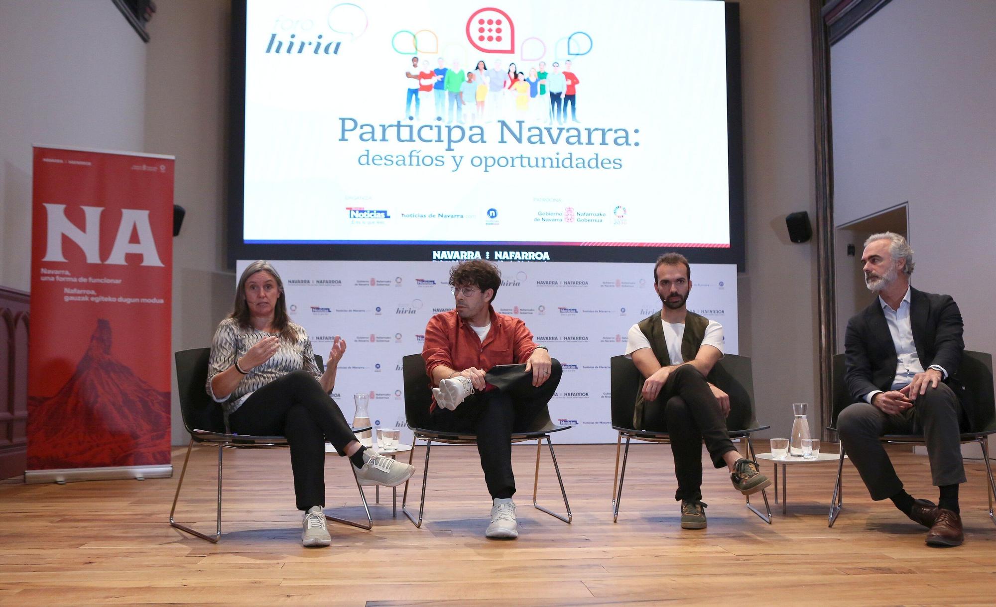 Fotos del Foro Hiria 'Participa Navarra: desafíos y oportunidades'
