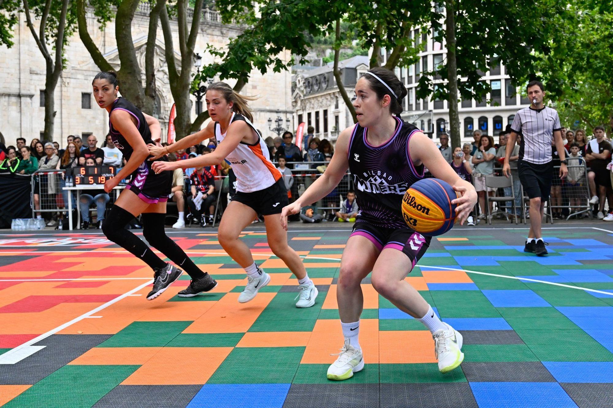 En imágenes: Bilbao se sube al carro del baloncesto 3x3