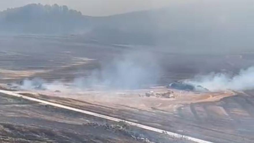 Activado el nivel 2 de emergencia por el incendio de Valdizarbe