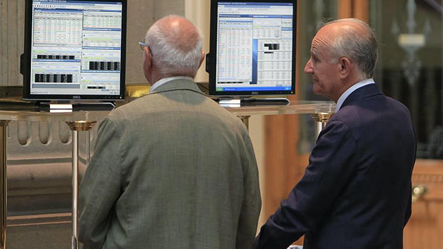 Imagen de la bolsa de Madrid.