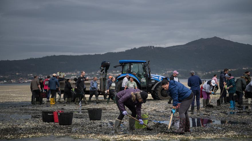 Fallece una mariscadora en A Coruña al ser arrastrada por un golpe de mar