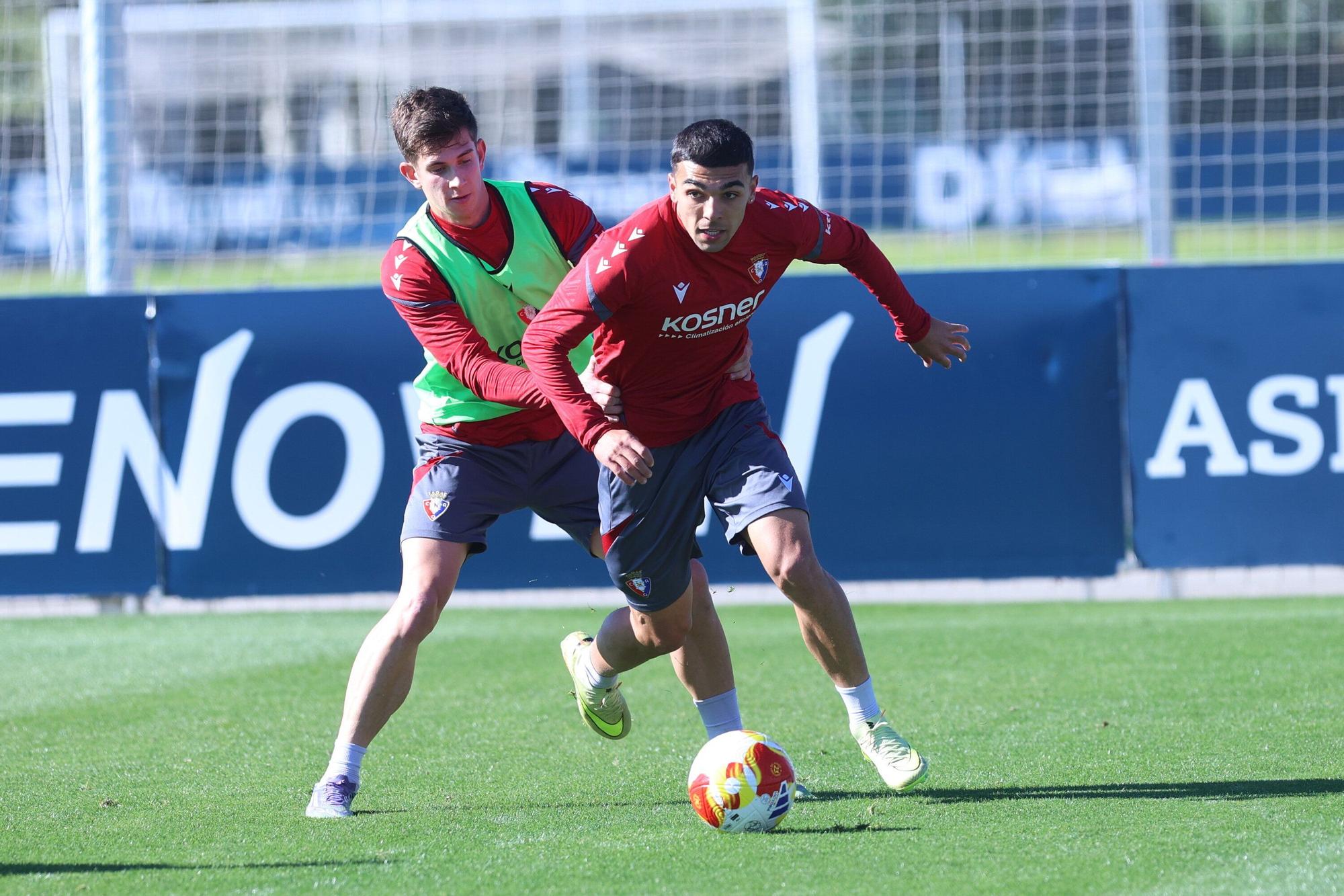 Fotos del entrenamiento de Ossuna (martes 28 de octubre de 2025)