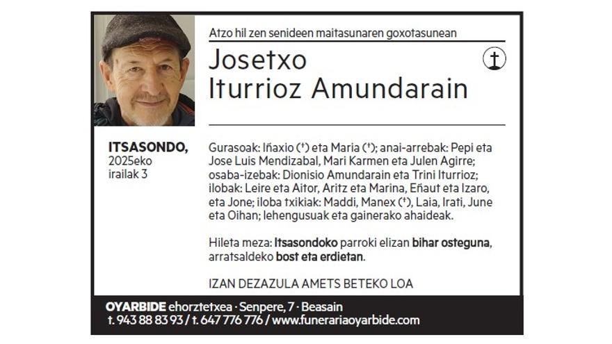 JOSETXO ITURRIOZ AMUNDARAIN